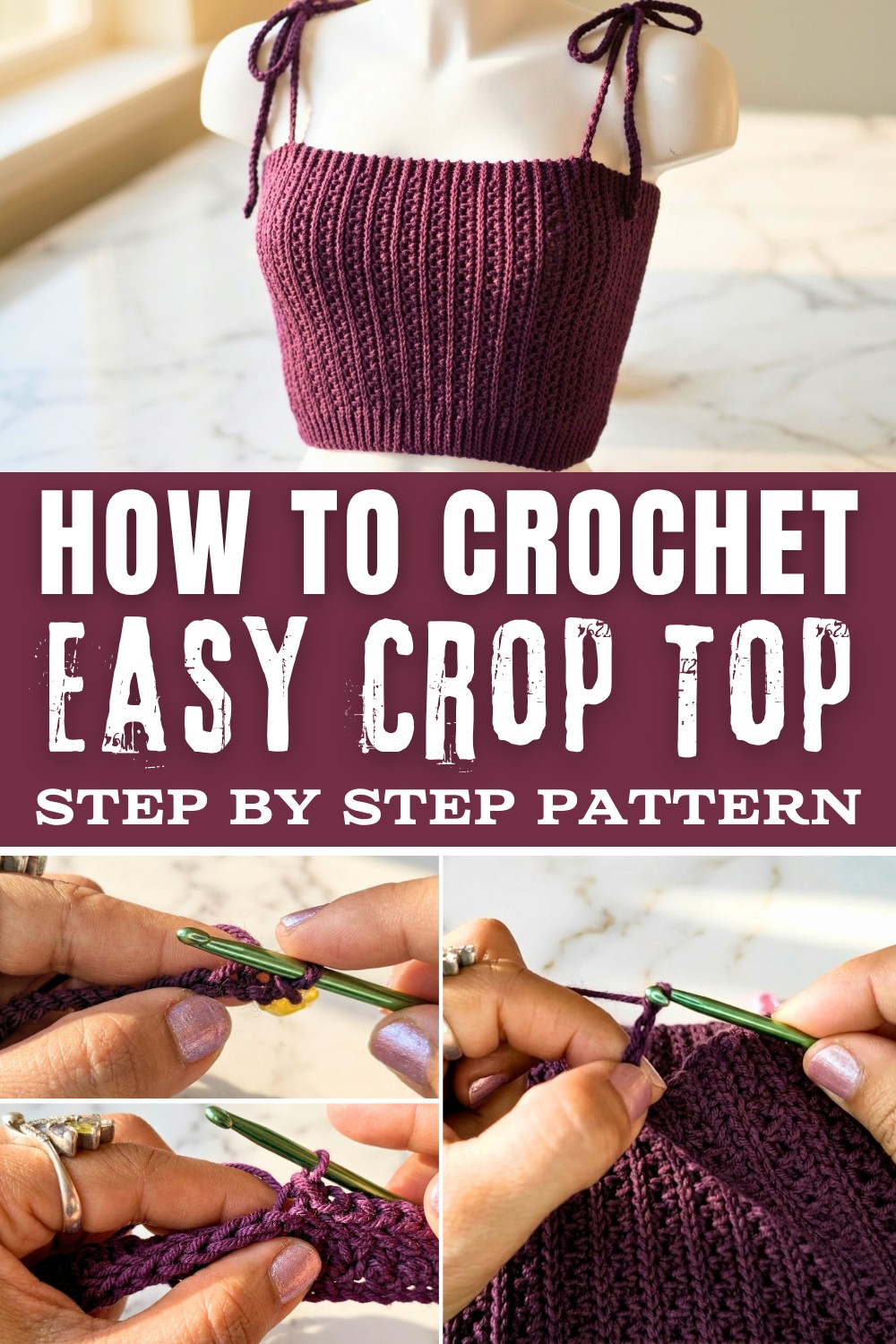 Easy Crochet Crop Top Pattern