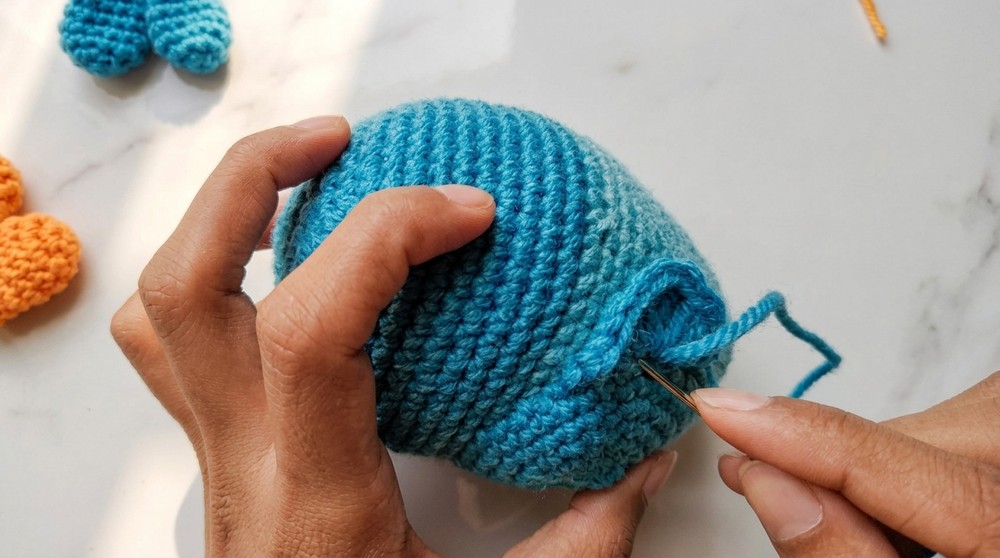 Easy Crochet Owl Amigurumi Pattern 6