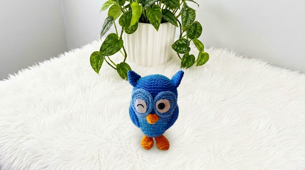 Easy Crochet Owl Amigurumi Pattern 7