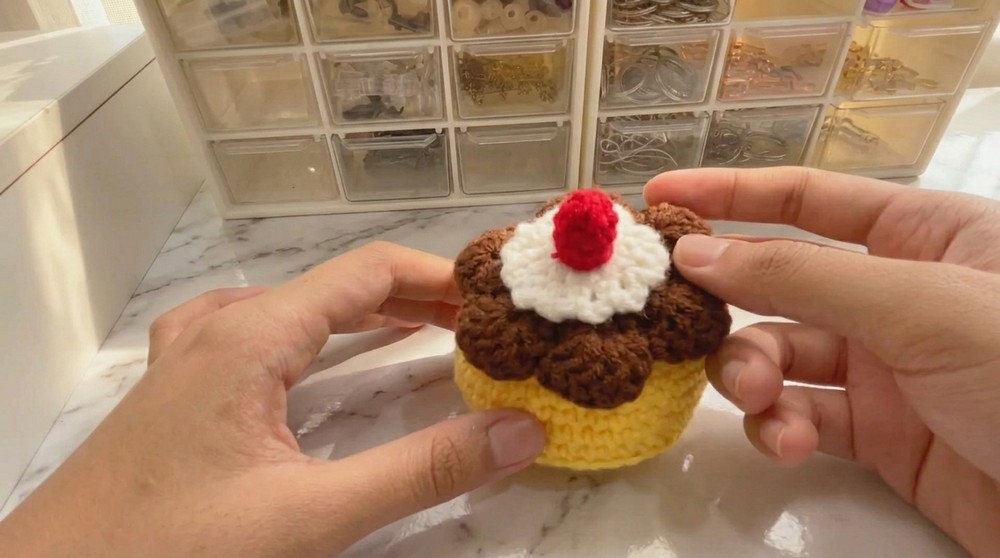 Easy Crochet Pudding Basket Pattern 5