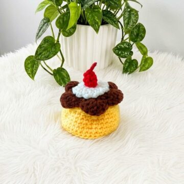 Easy Crochet Pudding Basket Pattern 6