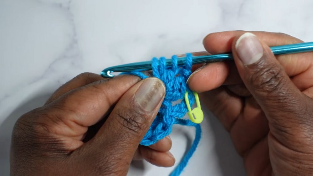 Easy Crochet V Stitch Hat Pattern 2