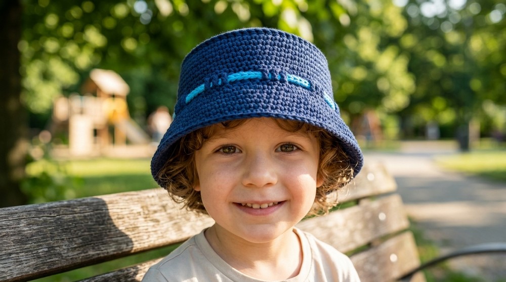 Easy Free Crochet Bucket Hat Pattern for Toddler to Adult Sizes