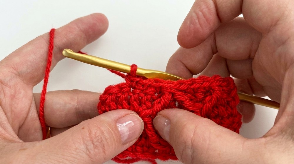 Easy & Free Crochet Diamond Earband Pattern for Winter Layers