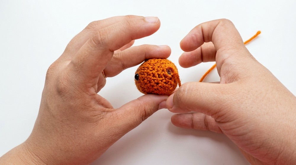 Easy Free Crochet Reindeer Rudolph Amigurumi Pattern 