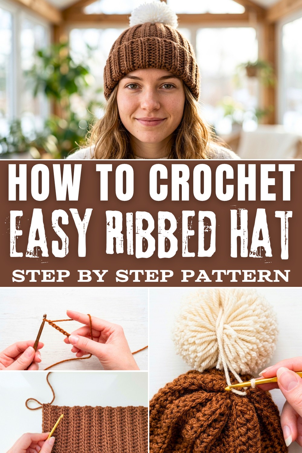 Easy Free Crochet Ribbed Hat Pattern for Special Occasions