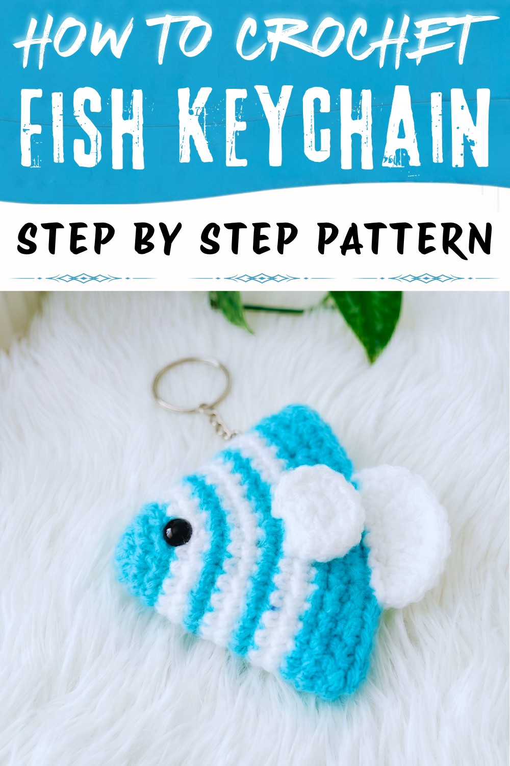 Fish Keychain Free Crochet Pattern Using Simple Stitches