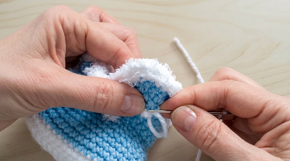 Free Crochet Baby Uggs Pattern with a Cute Button Detail 