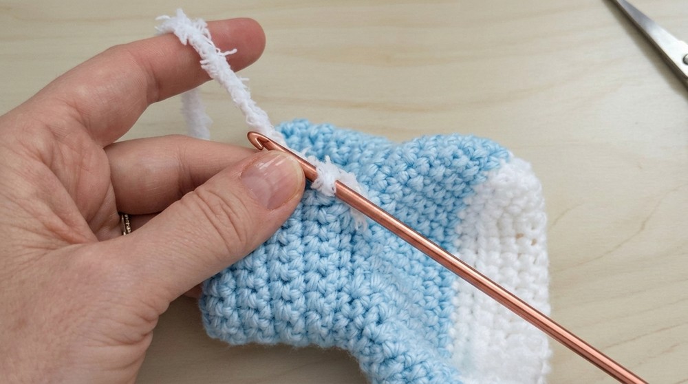 Free Crochet Baby Uggs Pattern with a Cute Button Detail 