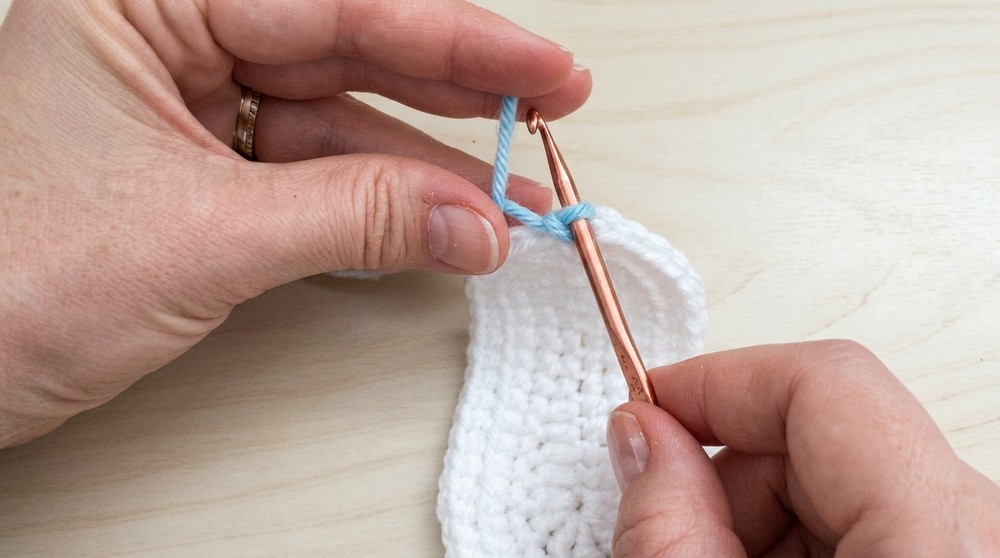 Free Crochet Baby Uggs Pattern with a Cute Button Detail 