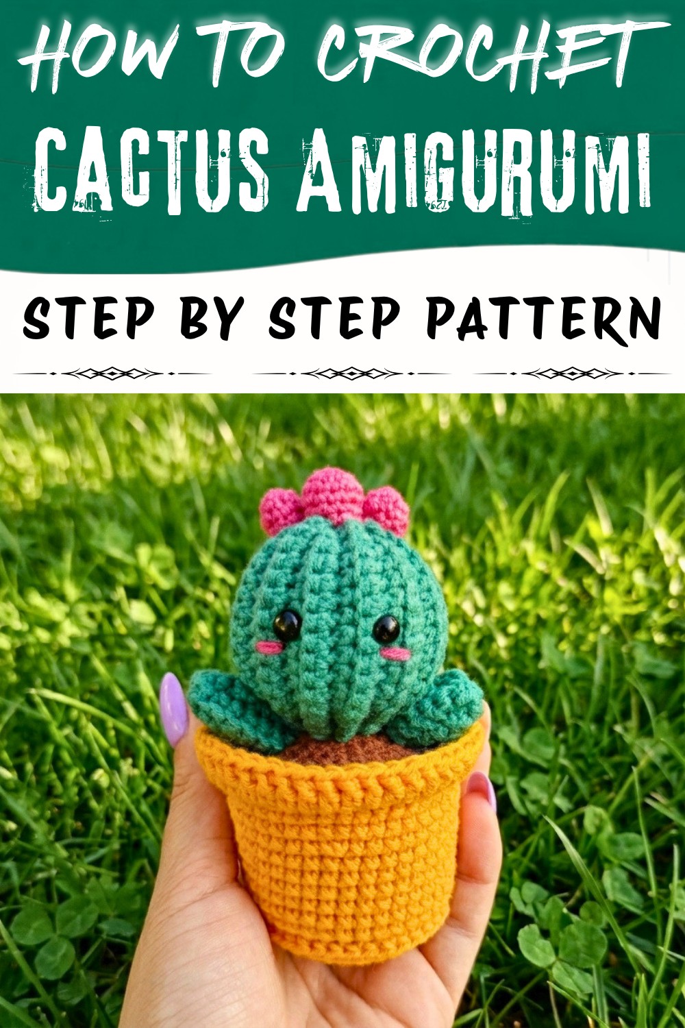 Free Crochet Cactus Amigurumi Pattern
