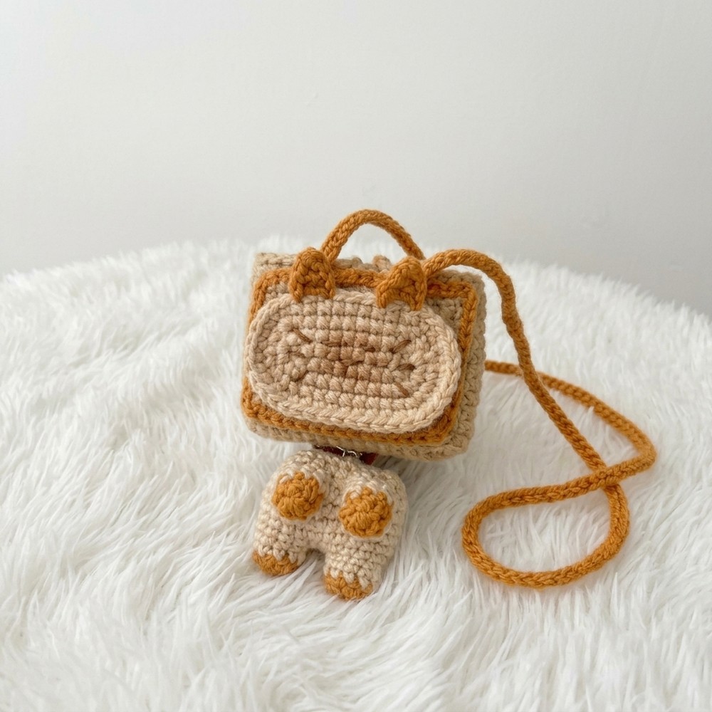 Free Crochet Cat Shaped Headphone Case Pattern For Small Gift