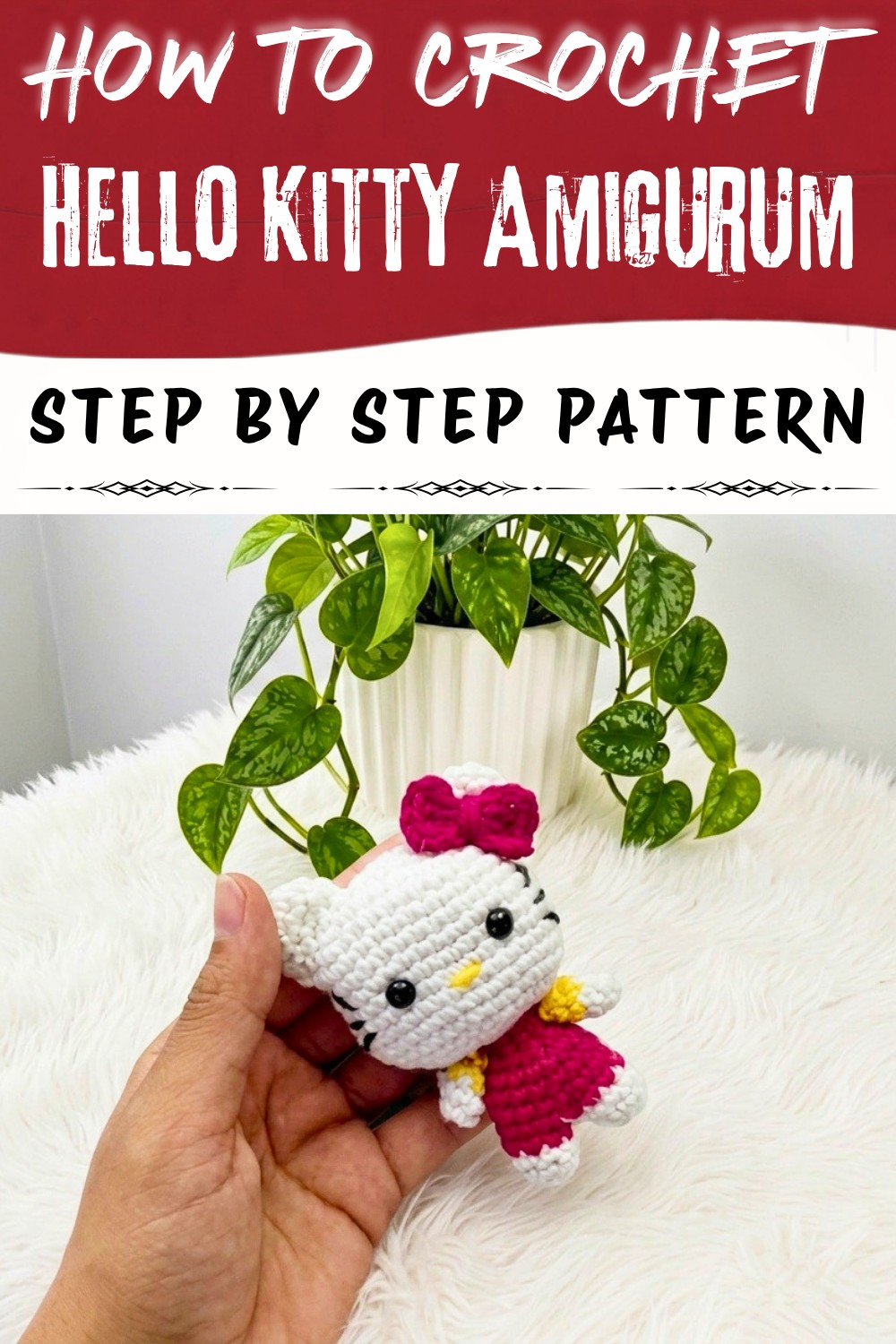 Free Crochet Hello Kitty Amigurumi Pattern