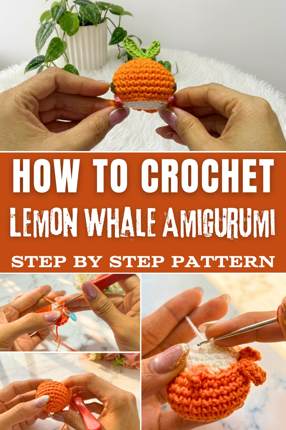 Free Crochet Lemon Whale Amigurumi Pattern You Can't Miss