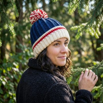 Free Crochet Work Sock Hat Pattern - Front Post Stitches Free Crochet Work Sock Hat Pattern - Front Post Stitches