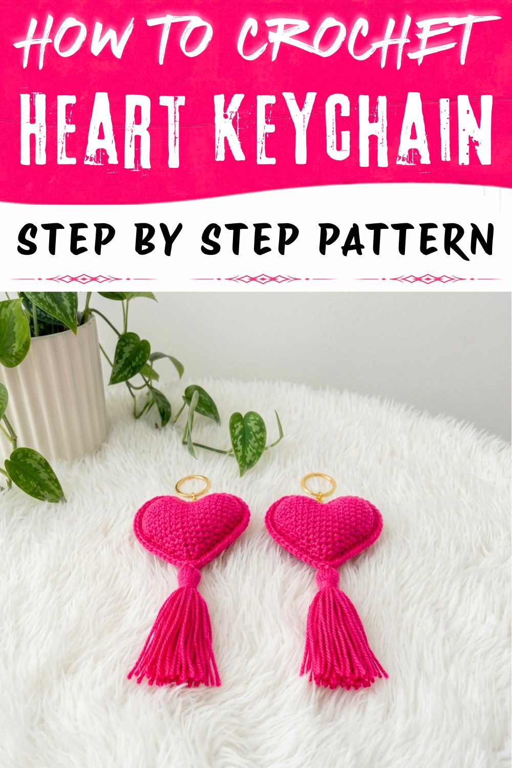 Heart Keychain Crochet Pattern : A Sweet Handmade Touch