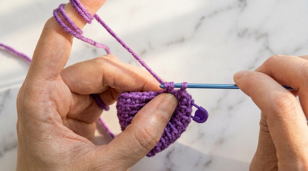 How to Easy Crochet Pine Cone Bag Charm Pattern for Beginners