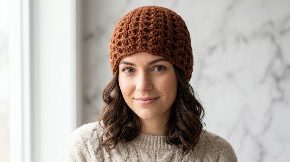 How to Easy Crochet V Stitch Hat Pattern That Looks Amazing