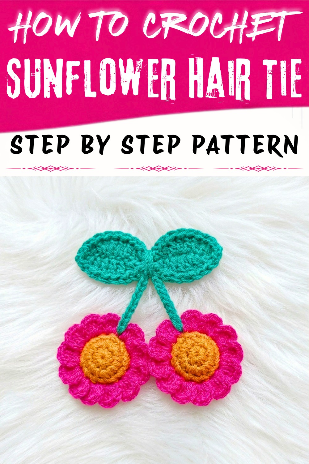 How to Free Crochet Sunflower Hair Tie Pattern for Any Occasion