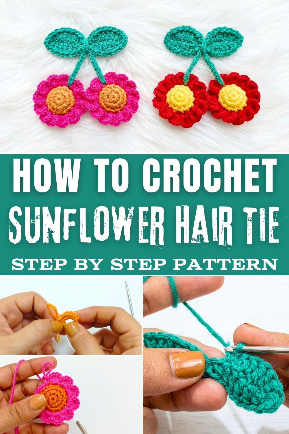 How to Free Crochet Sunflower Hair Tie Pattern for Any Occasion
