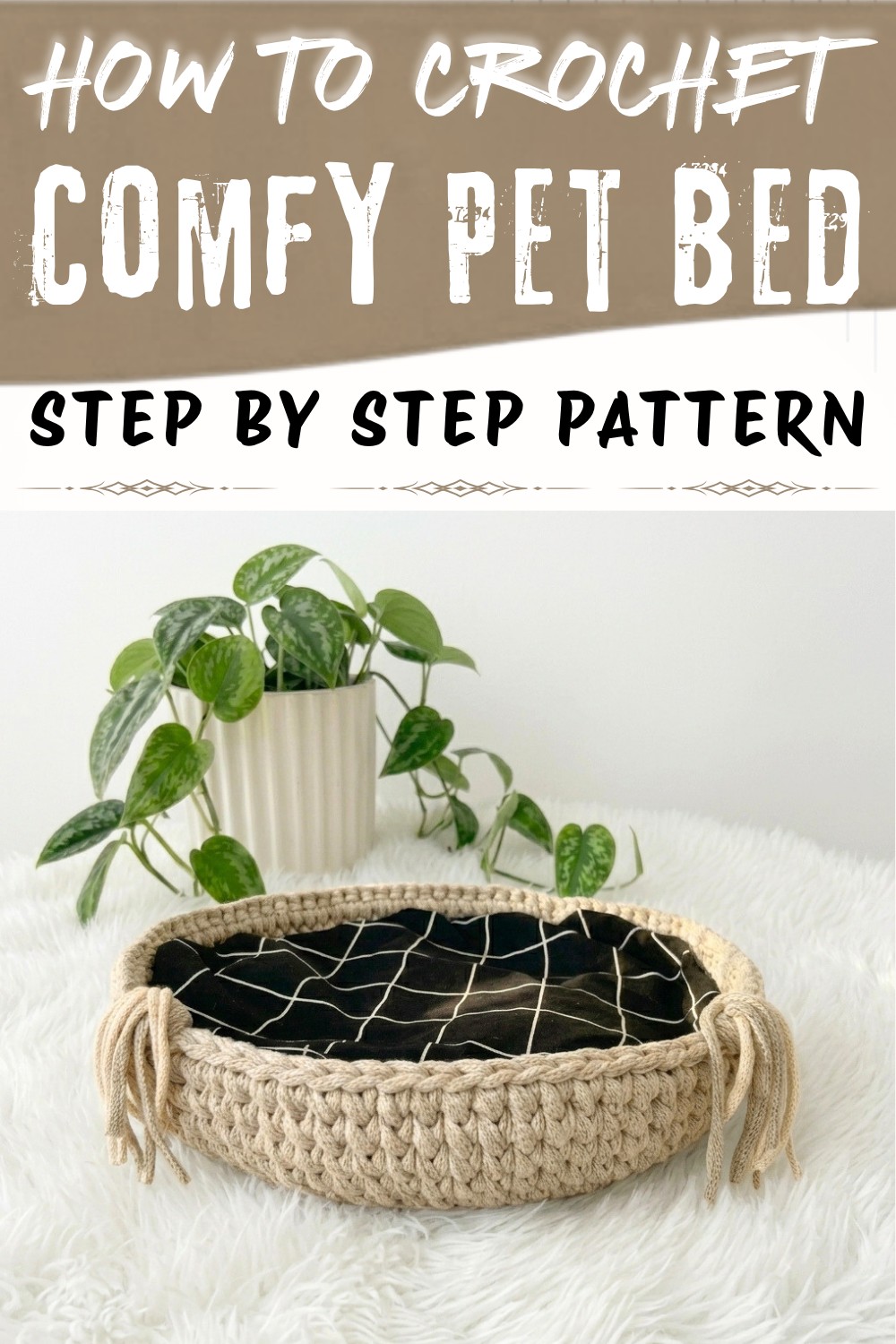 How to Free Pet Bed Crochet Pattern for Your Best Friend