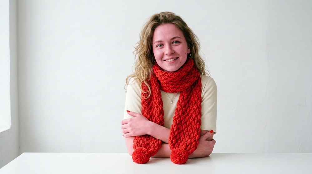 How to tutorial a Comfy Scarf Crochet 2