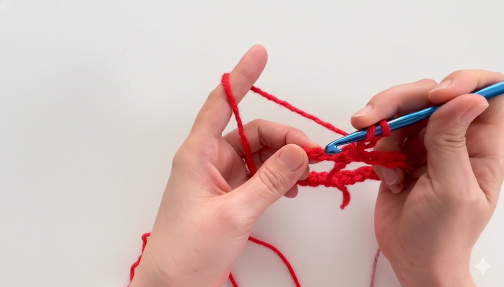 How to tutorial a Comfy Scarf Crochet 3