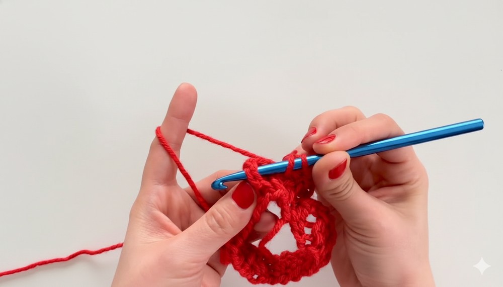 How to tutorial a Comfy Scarf Crochet 4