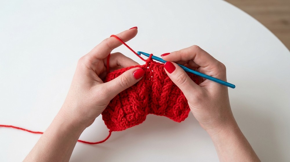 How to tutorial a Comfy Scarf Crochet 5