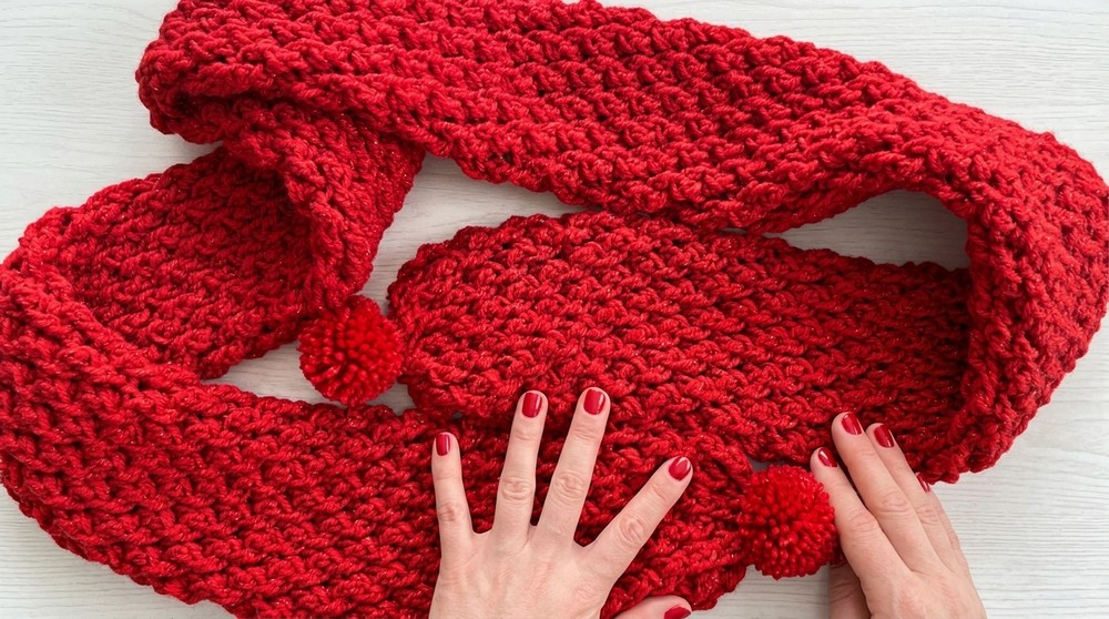 How to tutorial a Comfy Scarf Crochet 7