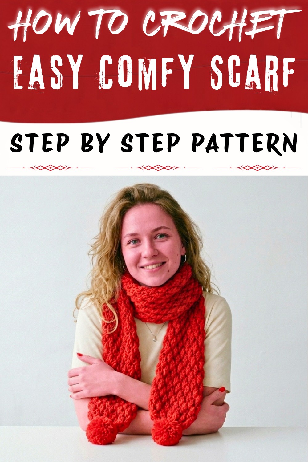 How to tutorial a Comfy Scarf Crochet 8