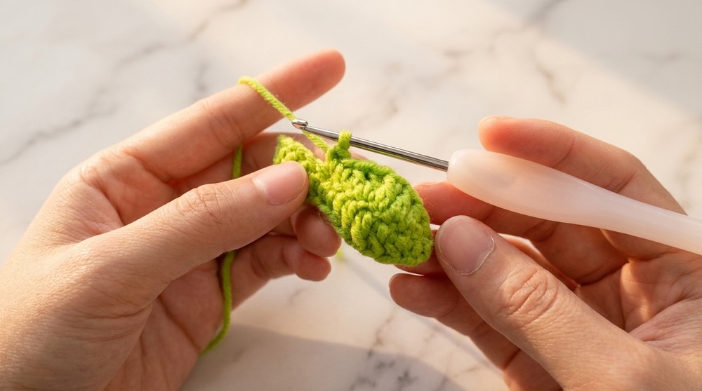 Lovely Crochet Cherry Keychain Pattern 2