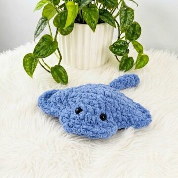 No Sew Crochet Stingray Amigurumi Pattern 5