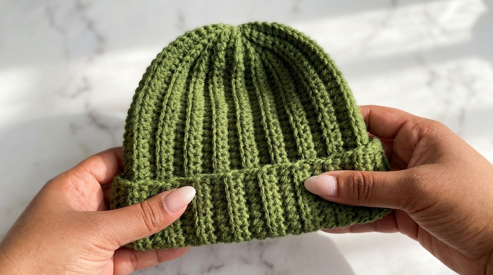 Quick Crochet Baby Hat Pattern 4
