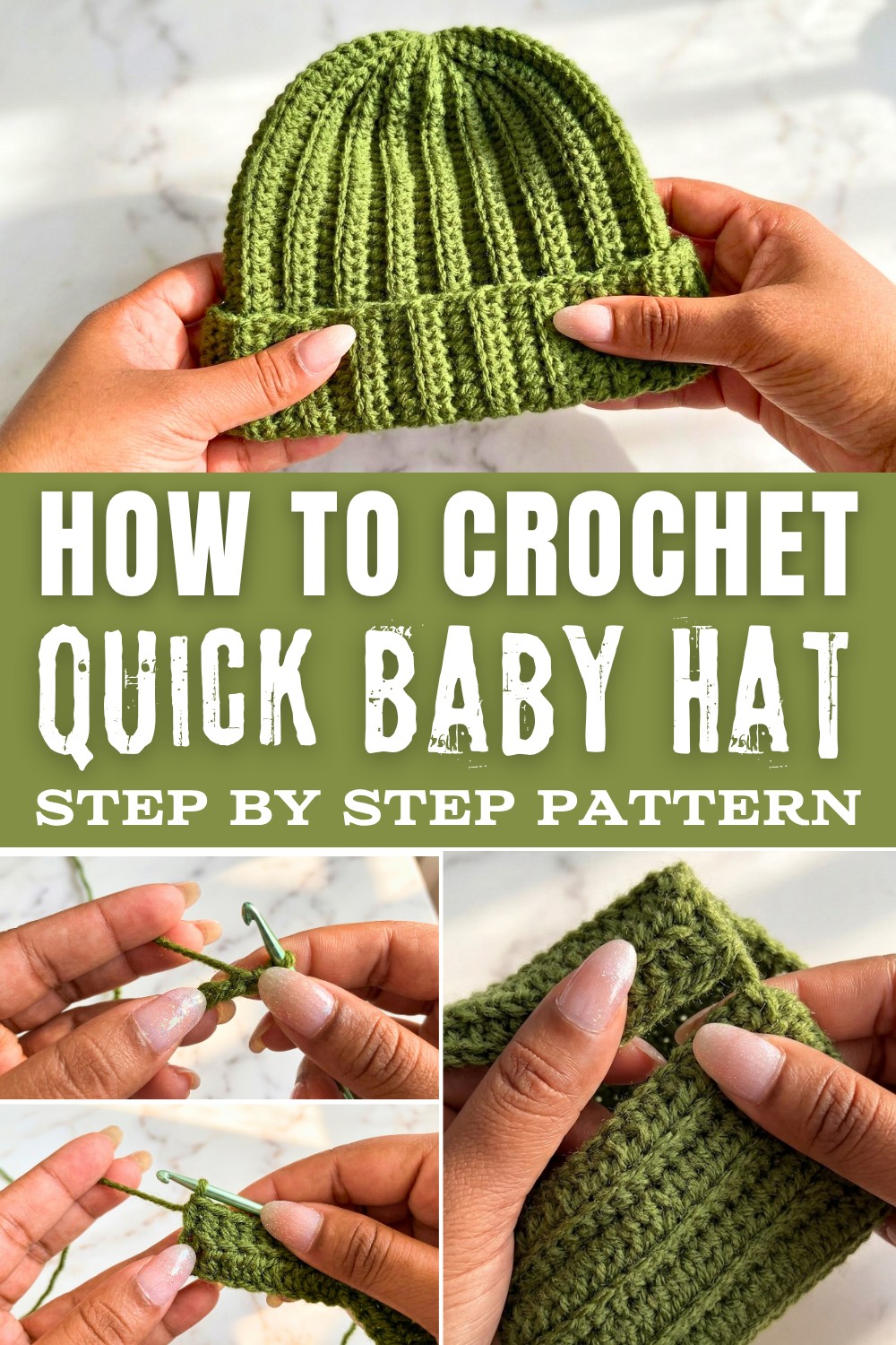 Quick Crochet Baby Hat Pattern