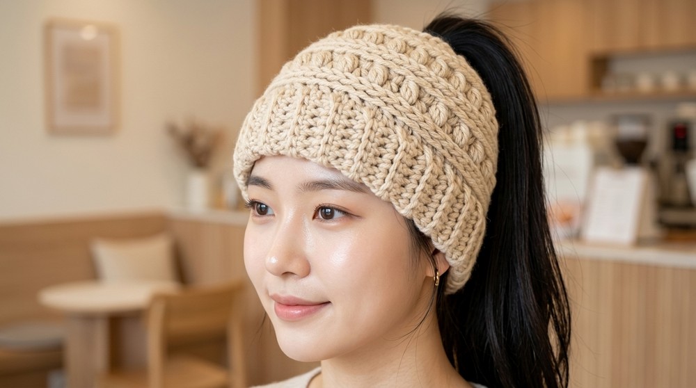 Quick Free Crochet Ponytail Hat Pattern for Everyday Wear 