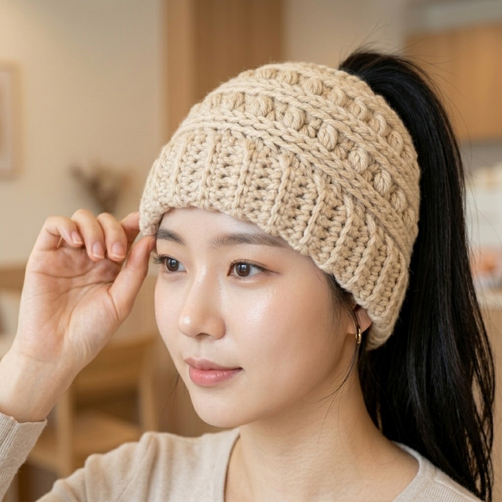 Quick Free Crochet Ponytail Hat Pattern for Everyday Wear