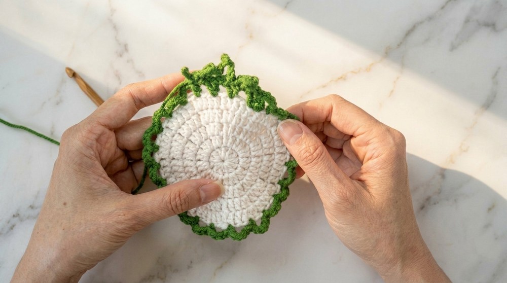 Rose Coaster Mini Bouquet Free Crochet Pattern for Floral Accents