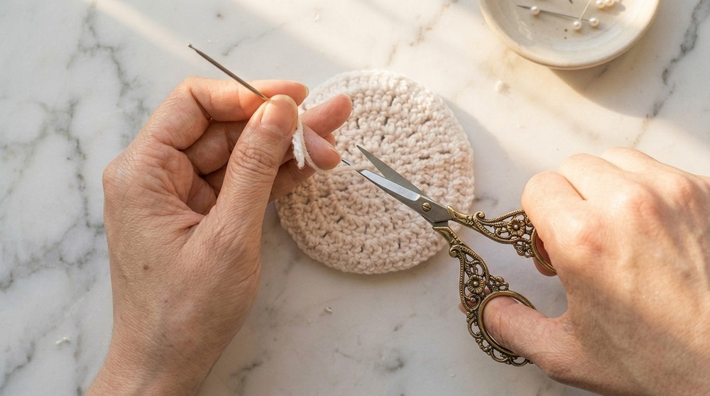 Rose Coaster Mini Bouquet Free Crochet Pattern for Floral Accents
