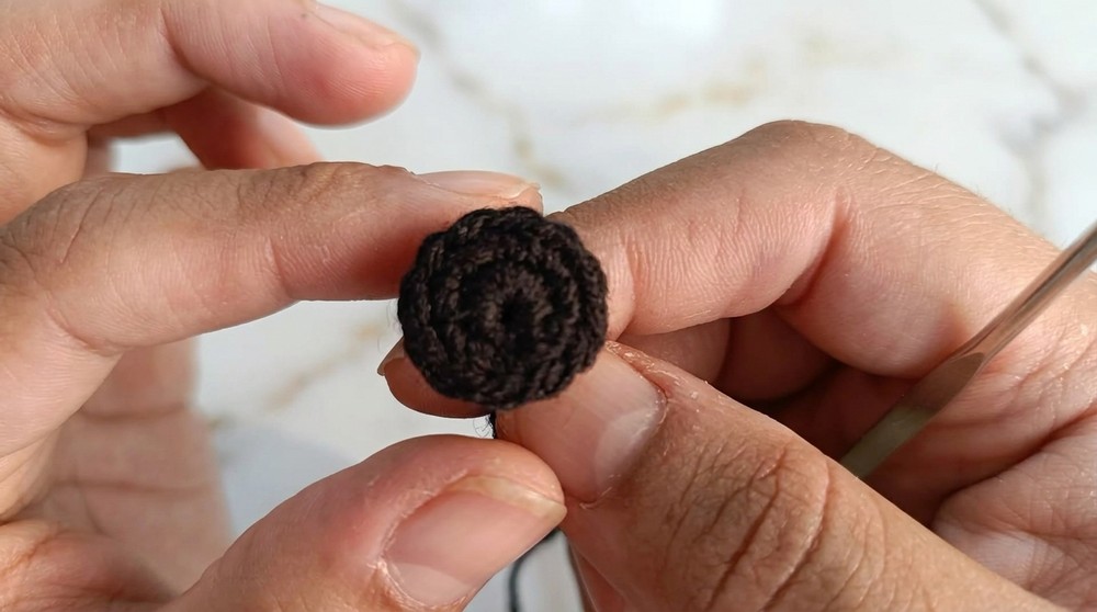 Super Crochet Football Keychain Pattern 5