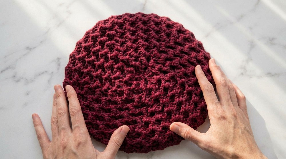 Wonderful Crochet Beret Pattern 5