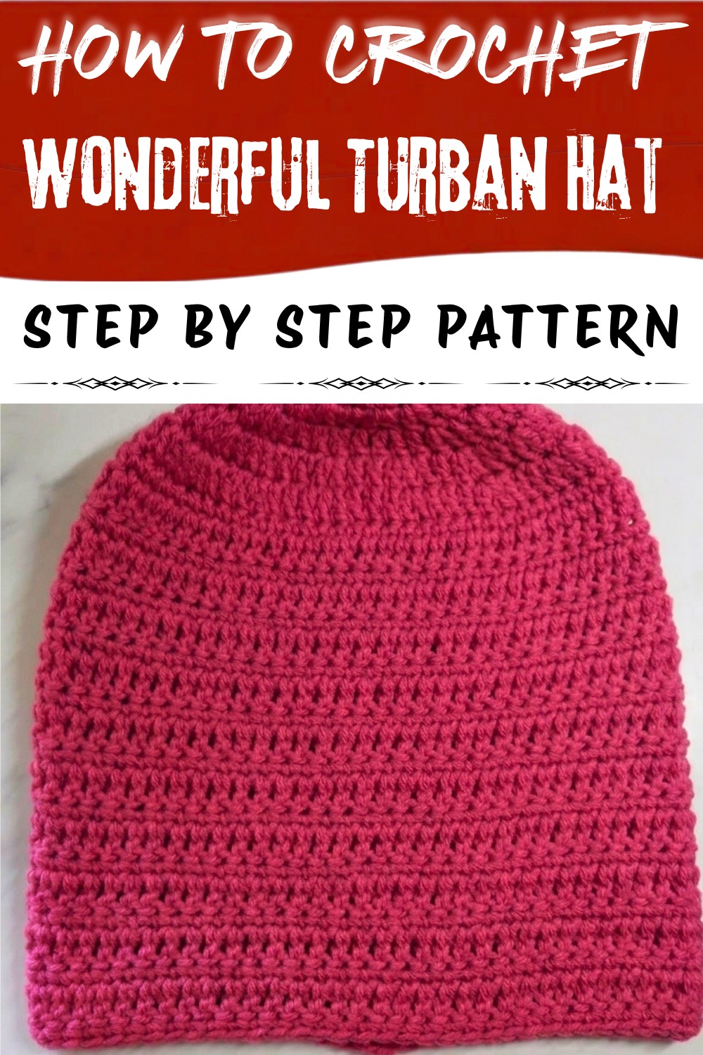 Wonderful Crochet Turban Hat Pattern (1)