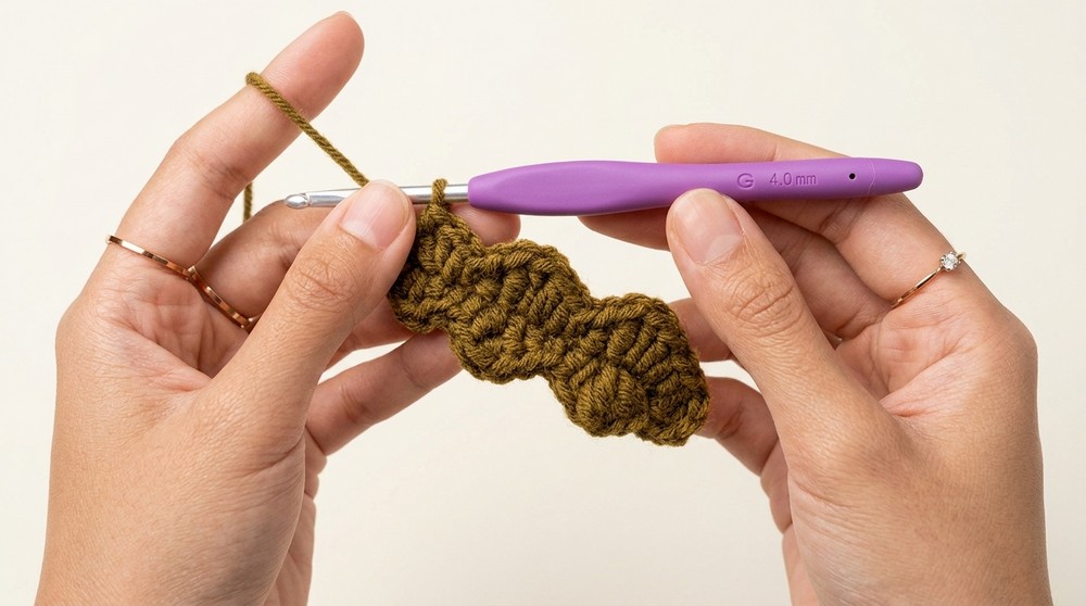 Crochet Acorn and Oak Leaf Bag Charm