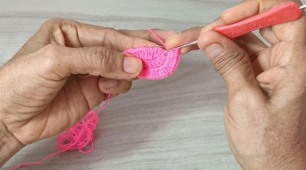 Crochet Hibiscus Flowers (3)