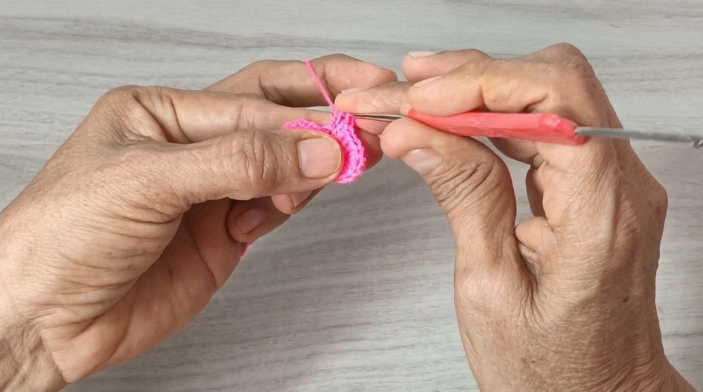 Crochet Hibiscus Flowers (4)