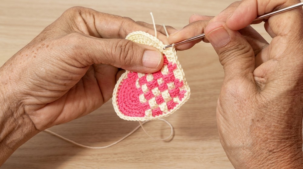 Crochet These Heart Keychain (5)