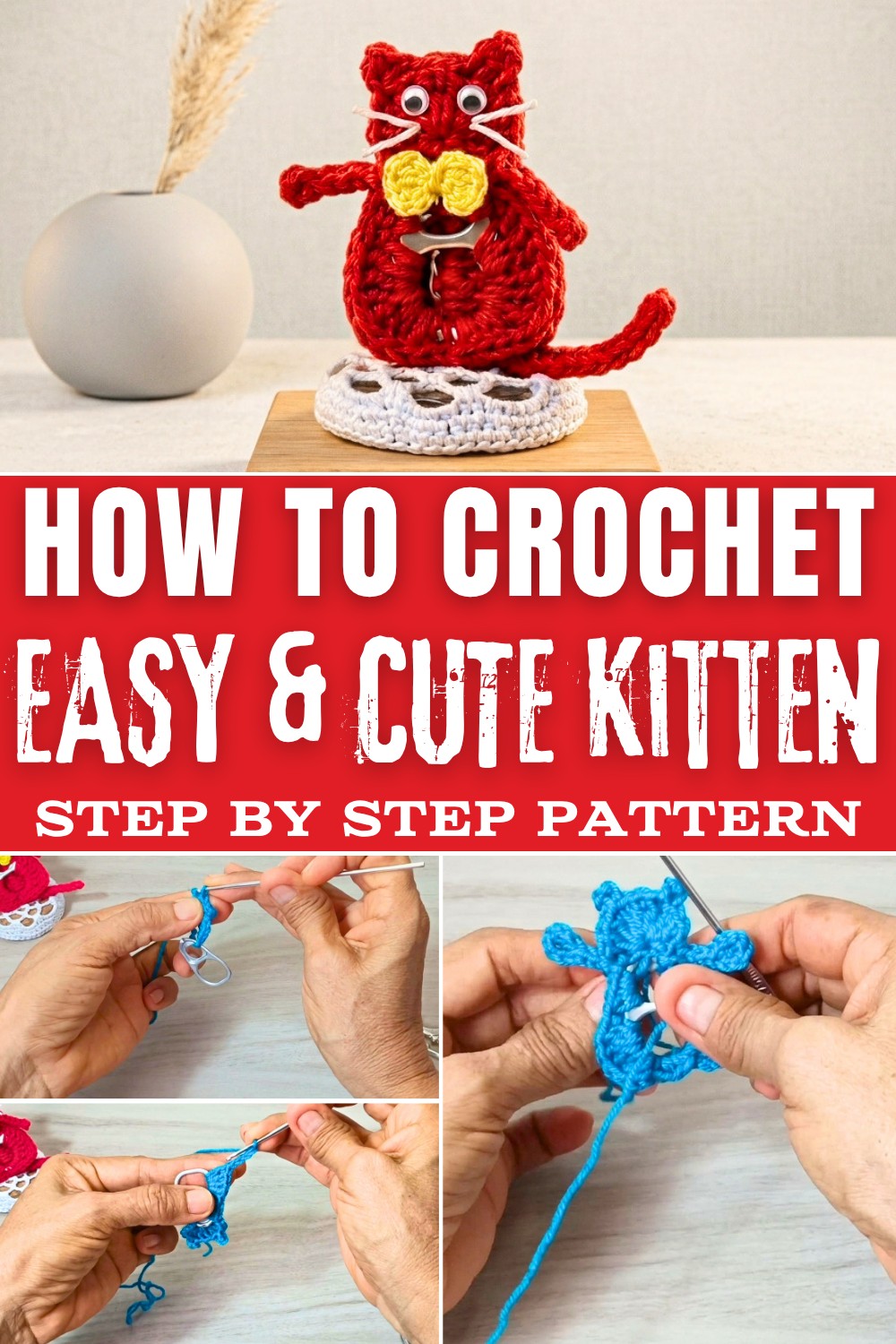 Cute Crochet Kitten (1)