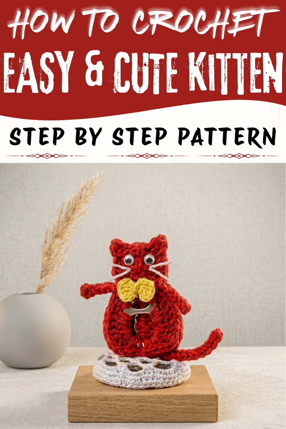 Cute Crochet Kitten (4)