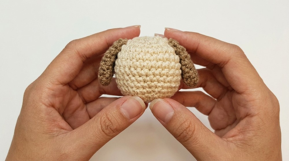 Cutest Crochet Dog Keychain tutorial