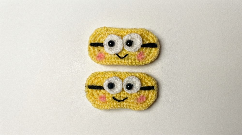 DIY Crochet Lemon Hair Clip